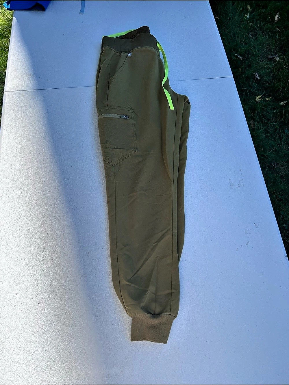 Figs green scrub pant joggers